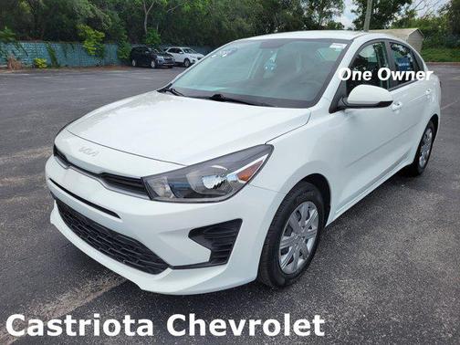 Clear White 2023 Kia Rio S