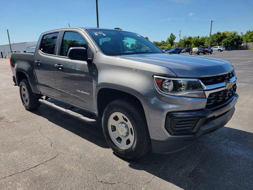 Satin Steel Metallic 2021 Chevrolet Colorado WT