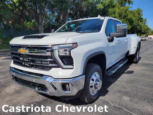 Summit White 2026 Chevrolet Silverado 3500 LTZ