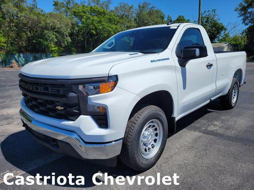 Summit White 2026 Chevrolet Silverado 1500 WT