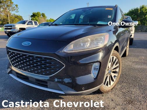 Agate Black Metallic 2020 Ford Escape Titanium