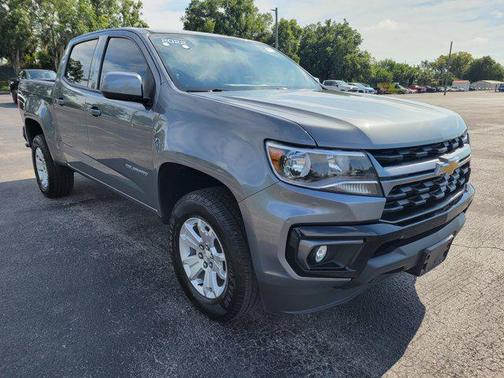 Satin Steel Metallic 2022 Chevrolet Colorado LT