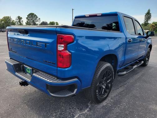 Glacier Blue Metallic 2024 Chevrolet Silverado 1500 Custom