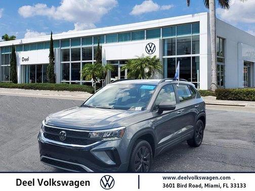 Platinum Gray Metallic 2023 Volkswagen Taos 1.5T S