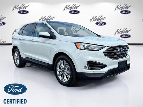Star White 2022 Ford Edge Titanium