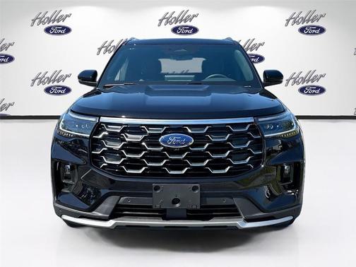 Agate Black Metallic 2026 Ford Explorer Platinum