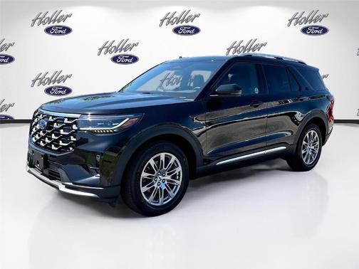 Agate Black Metallic 2026 Ford Explorer Platinum