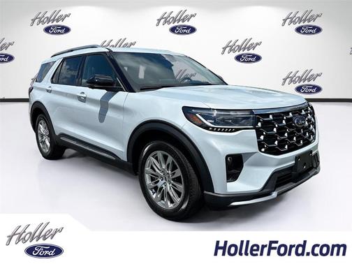Space White Metallic 2026 Ford Explorer Platinum