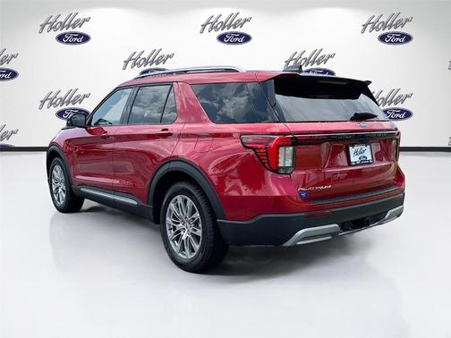 Red Metallic 2026 Ford Explorer Platinum
