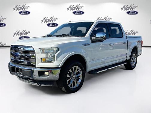 White Platinum Tri-Coat Metallic 2016 Ford F-150 Lariat