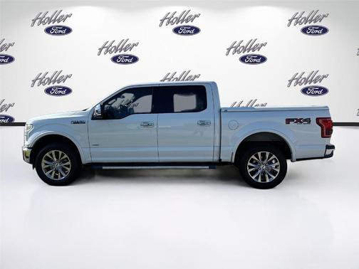 White Platinum Tri-Coat Metallic 2016 Ford F-150 Lariat