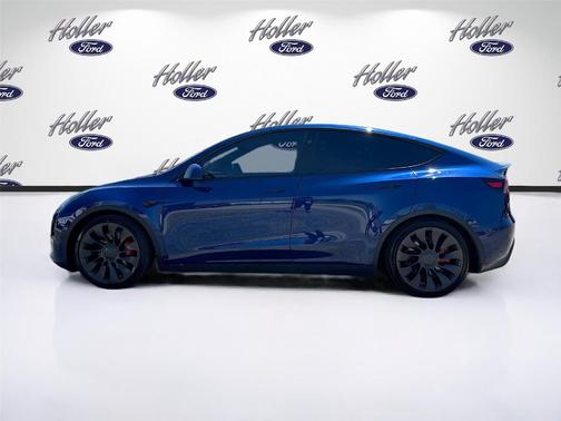 Deep Blue Metallic 2024 Tesla Model Y Performance