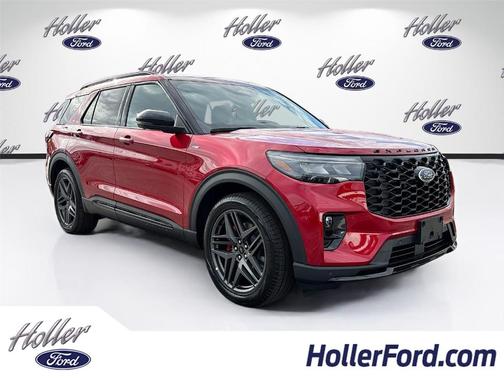 Rapid Red Metallic Tinted Clearcoat 2026 Ford Explorer ST-Line