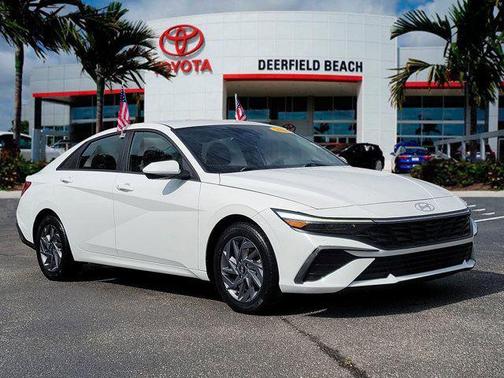 Serenity White 2024 Hyundai ELANTRA SEL