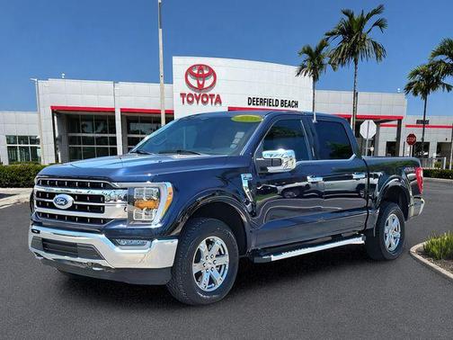Dark Blue 2023 Ford F-150 Lariat