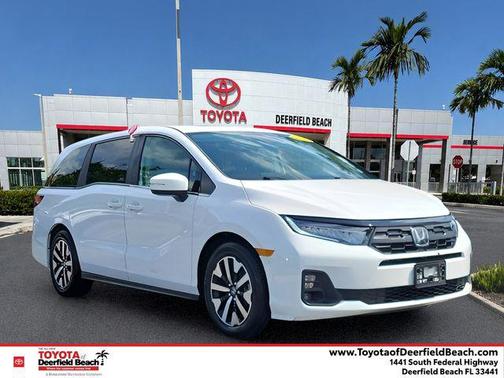 Platinum White Pearl 2025 Honda Odyssey EX-L