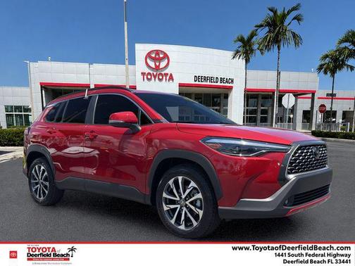 Barcelona Red Metallic 2023 Toyota Corolla Cross XLE