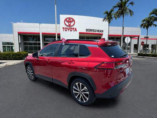 Barcelona Red Metallic 2023 Toyota Corolla Cross XLE