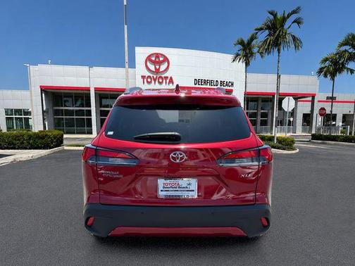 Barcelona Red Metallic 2023 Toyota Corolla Cross XLE