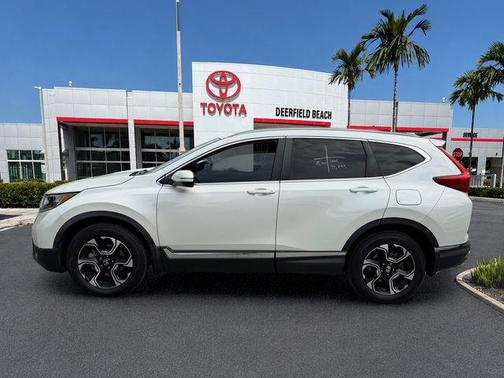 White Diamond Pearl 2017 Honda CR-V Touring