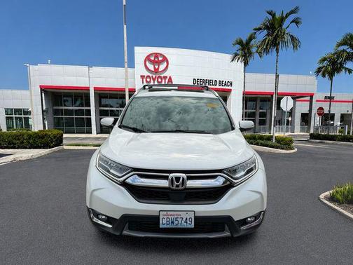 White Diamond Pearl 2017 Honda CR-V Touring