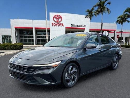 Amazon Gray 2024 Hyundai ELANTRA HEV Limited