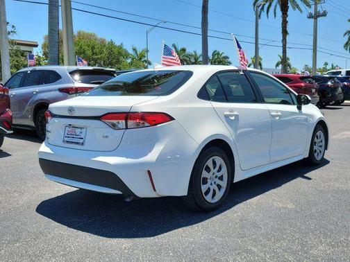 White 2022 Toyota Corolla LE