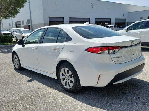 White 2022 Toyota Corolla LE
