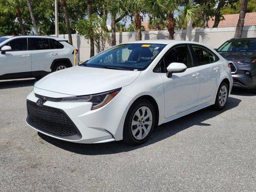 White 2022 Toyota Corolla LE