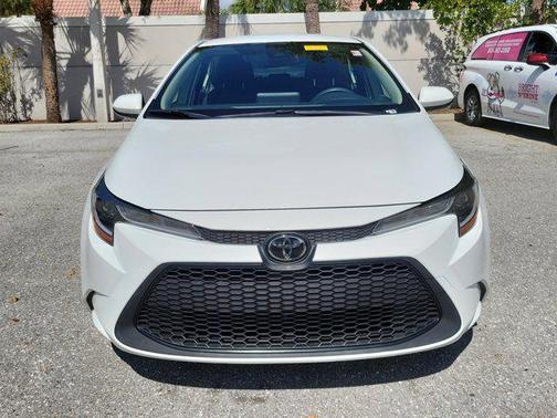 White 2022 Toyota Corolla LE