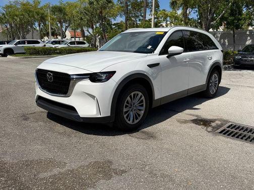 Rhodium White Premium 2024 Mazda CX-90 3.3 Turbo Preferred