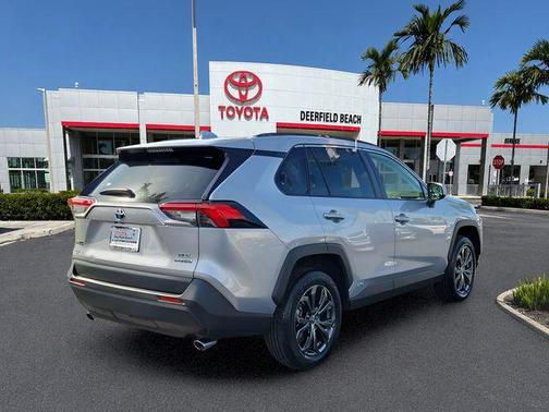 Silver Sky Metallic 2022 Toyota RAV4 Hybrid XLE Premium