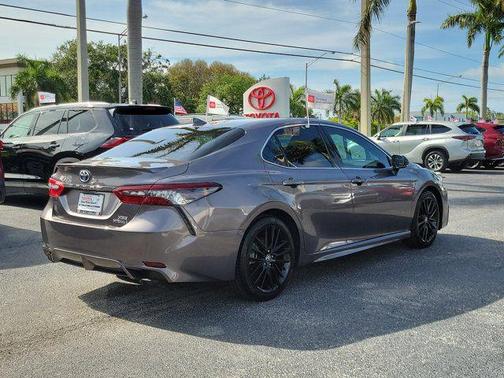 Predawn Gray Mica 2024 Toyota Camry Hybrid SE