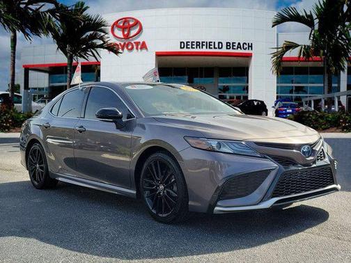 Predawn Gray Mica 2024 Toyota Camry Hybrid SE
