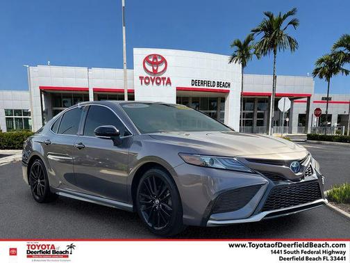 Predawn Gray Mica 2024 Toyota Camry Hybrid SE
