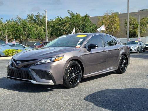 Predawn Gray Mica 2024 Toyota Camry Hybrid SE