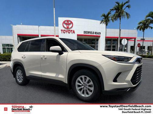 Cream 2024 Toyota Grand Highlander Hybrid XLE