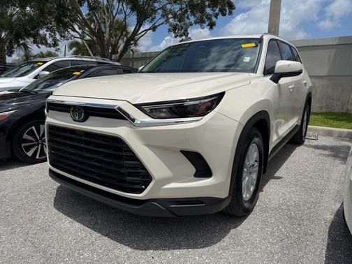 Cream 2024 Toyota Grand Highlander Hybrid XLE