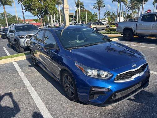 Deep Sea Blue 2021 Kia Forte GT-Line