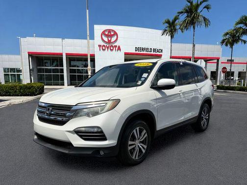 White Diamond Pearl 2018 Honda Pilot EX-L
