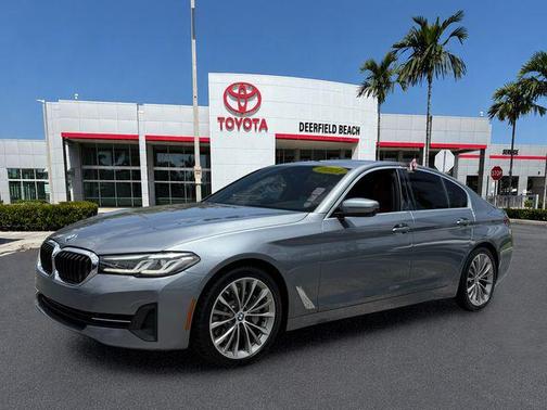 Bluestone Metallic 2021 BMW 530 530i