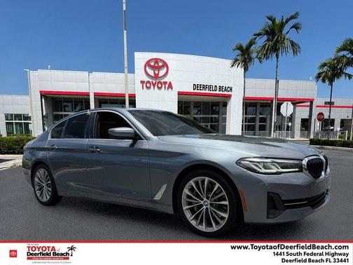 Bluestone Metallic 2021 BMW 530 530i
