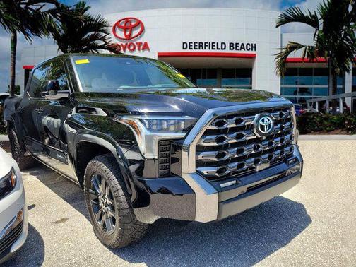 Midnight Black Metallic 2023 Toyota Tundra Platinum