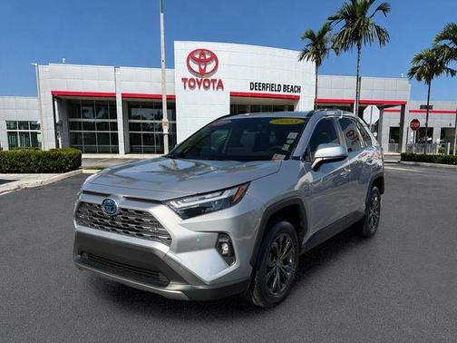 Silver Sky Metallic 2024 Toyota RAV4 Hybrid SE