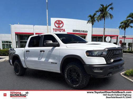 Bright White Clearcoat 2025 RAM 1500 Rebel