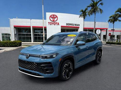 Monterey Blue Pearl 2025 Volkswagen Tiguan 2.0T SEL R-Line 4MOTION