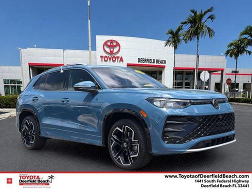 Monterey Blue Pearl 2025 Volkswagen Tiguan 2.0T SEL R-Line 4MOTION
