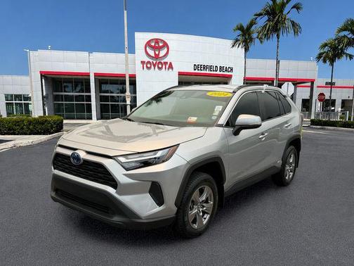 Silver Sky Metallic 2024 Toyota RAV4 Hybrid XLE