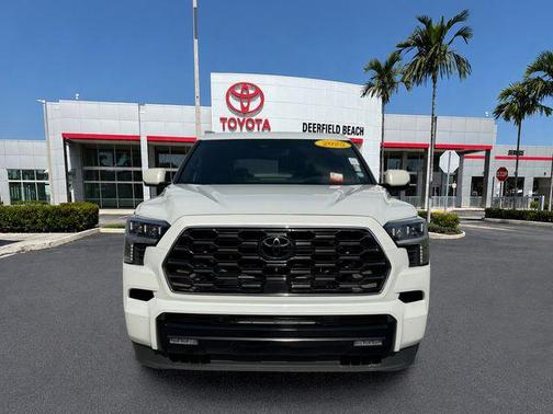Wind Chill Pearl 2025 Toyota Sequoia Platinum
