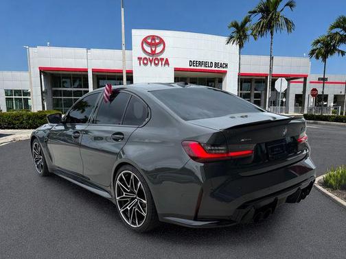 Gray Metallic 2025 BMW M3 Competition xDrive
